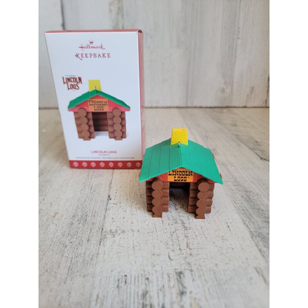 Hallmark‎ Lincoln Logs Hasbro ornament Xmas
